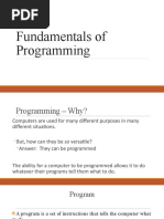 Lecture 5 Fundamentals of Programming