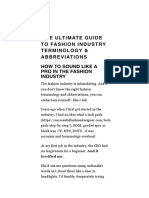 Fashion Terminology + Abbreviations (FREE PDF Download)