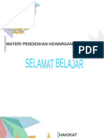 Materi Pendidikan Kewarganegaraan Komplit 1 Semester