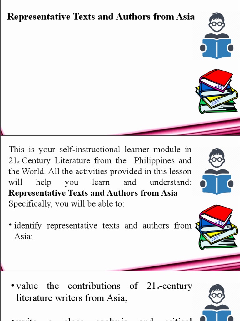 Representative Authors and Texts from Asia | PDF | Poetry | Novels