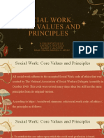 Social Work Core Values and Principles Ppt. 5