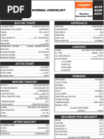 Checklist Fenix A320 | PDF | Transponder (Aeronautics) | Landing Gear