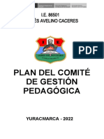 Plan de Comite de Gestión Pedagógica-I.e. 86501 Andres Avelino Caceres-2022