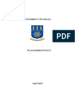 UG Plagiarism Policy-April 2015