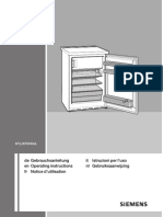 Kühlschrank Siemens Anleitung