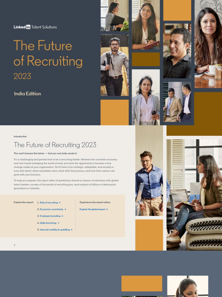 Future of Recruiting 2023 India | PDF | Employment | Recruitment