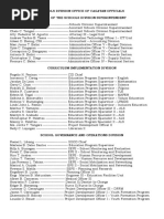 Schools Division Office of Cagayan Officials