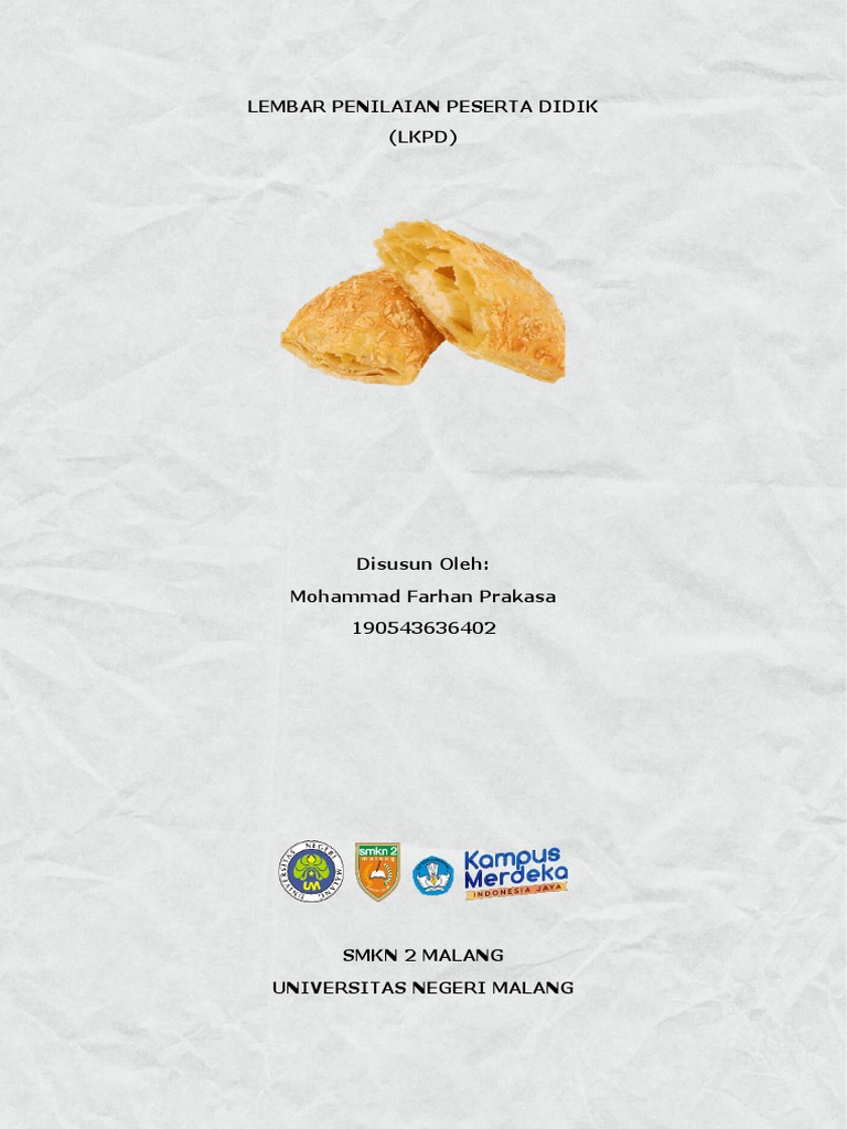 LKPD Puff Pastry | PDF