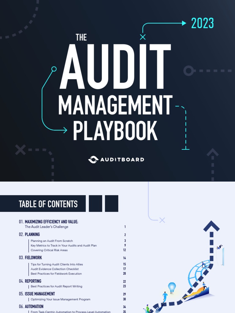 Audit Management Playbook 2023 | PDF | Internal Audit | Internal Control