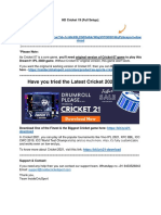 HD Cricket 2K19 by InsideCricSport Open This PDF in Your Browser rm73bs