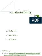 Sustainability