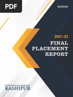 Final Placement Report-2021-23 (Audited)