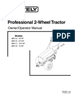 Professional 2-Wheel Tractor: Owner/Operator Manual