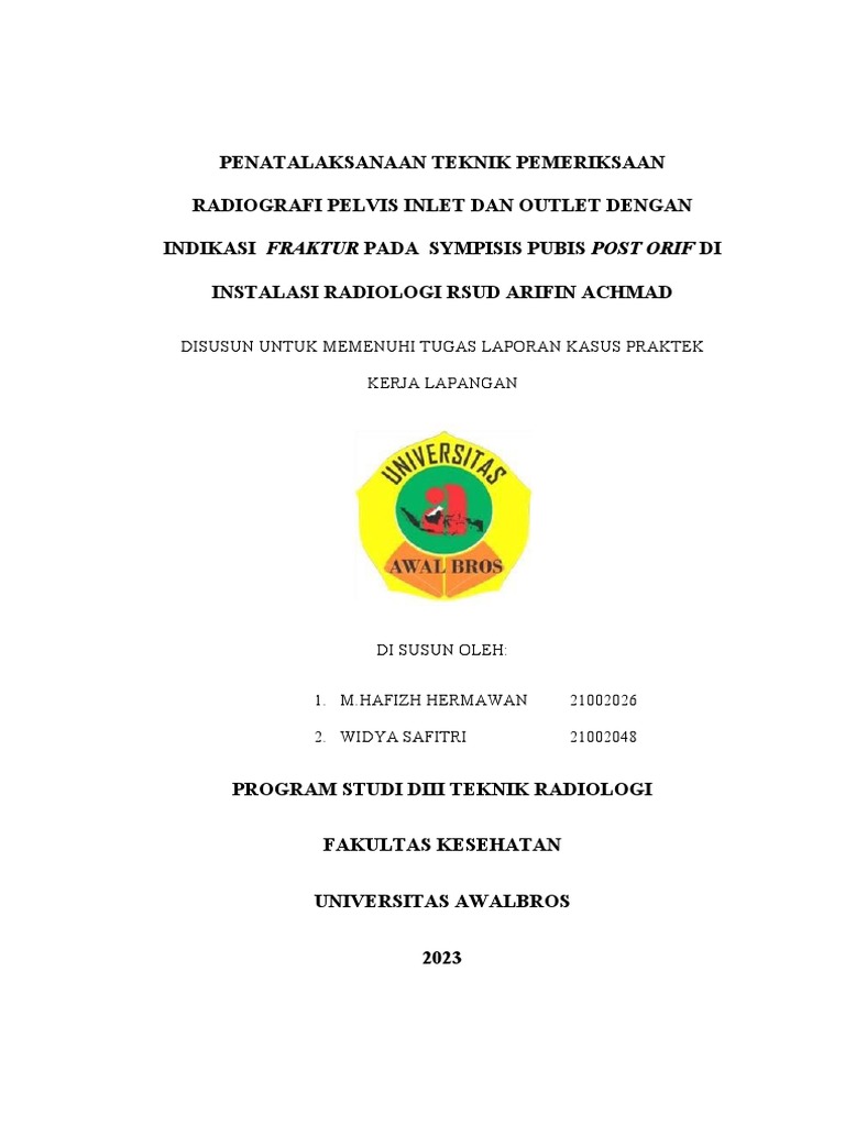 Teknik Radiografi Pelvis Inlet Outlet | PDF | Sains & Matematika ...