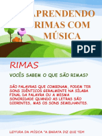 Aprendendo Rimas Com Música