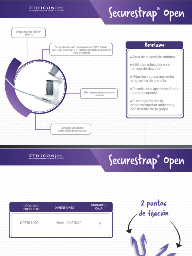 Folleto Fijación de grapas Securestrap Open 133344200225 PDF