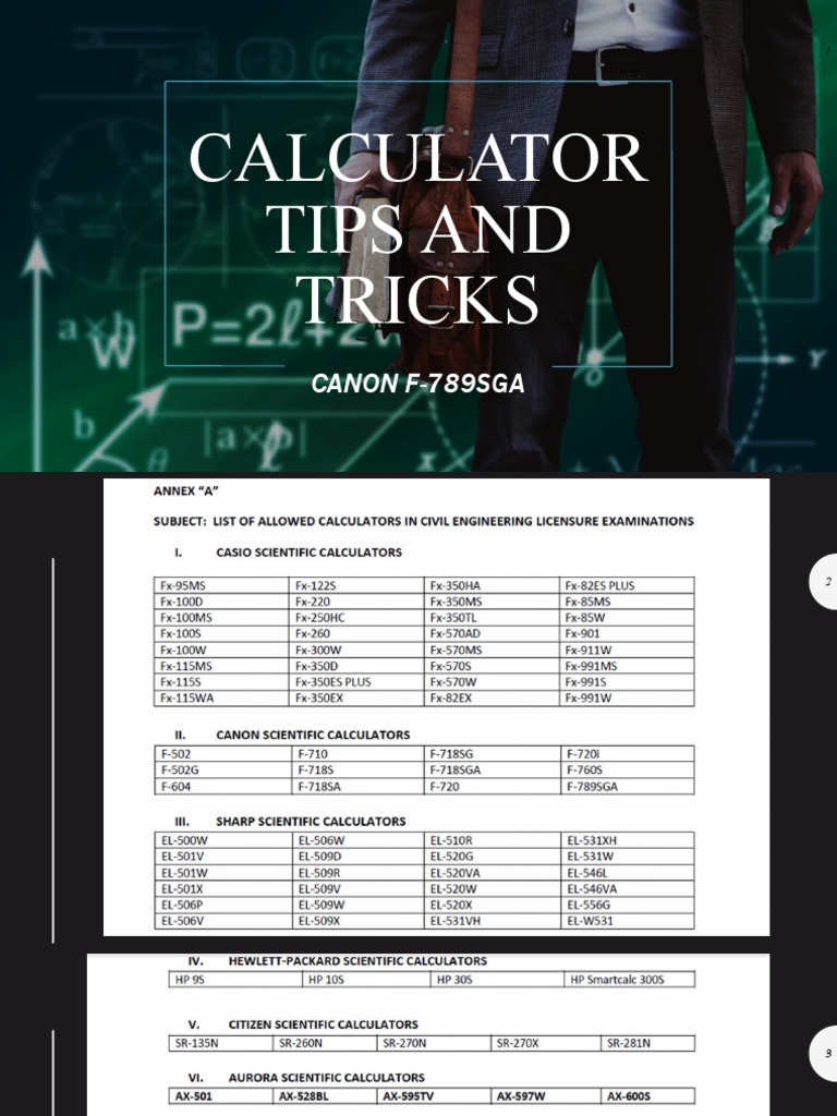 Calculator Tips and Tricks PDF Depreciation Calculator