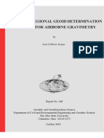 Local and Regional Geoid Determination From Vector Airborne Gravimetry