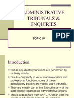 TOPIC Four - Tribunals