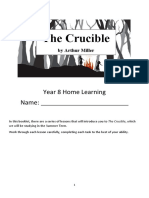 Y8 English Home Learning The Crucible