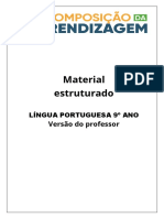 Miaterial Estruturado 9º Ano - Semana 6 Versão Professor