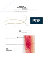 Act. 4 - Phylum Nematoda - Worksheet