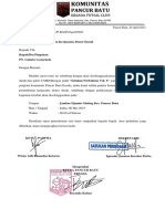 Surat Permohonan Kerjasama PT. Galatta Lestarindo