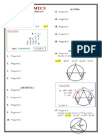 4to Año - MTMTCS: Razonamiento Matemático Algebra