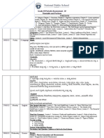 PA 4 Grade VI - Time Table and Portions 2126536432 1675935516