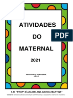 Atividades DO Maternal: E.M. "Prof Sílvia Helena Garcia Martins"