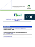 Relatório Qualis Alimentos