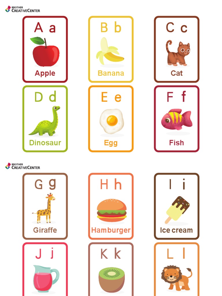 Animal Alphabet Flash Cards 1 en | PDF
