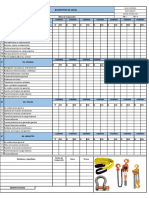 Check List de Elementos de Izaje