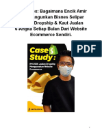 Kajian Kes Bagaimana Encik Amir Mula Bangunkan Bisnes Selipar Secara Dropship Kaut Jualan 6 Angka Setiap Bulan Dari Website Ecommerce Sendiri.