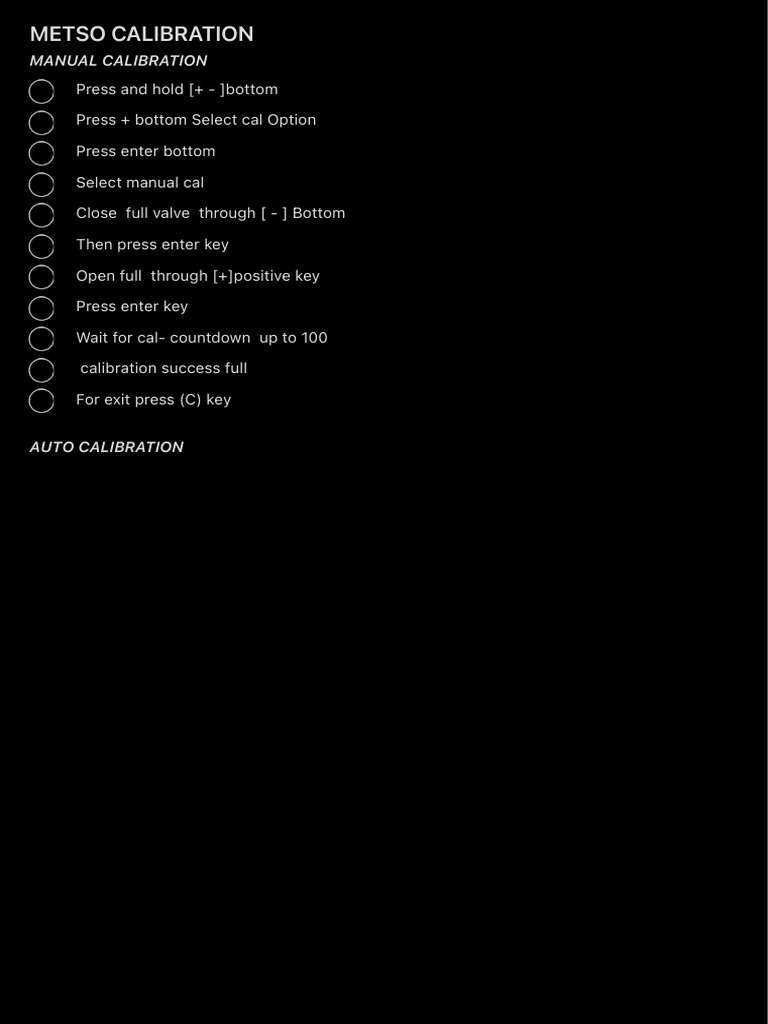 Metso Calibration Pdf