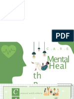 White Green Illustration Mental Health Presentation