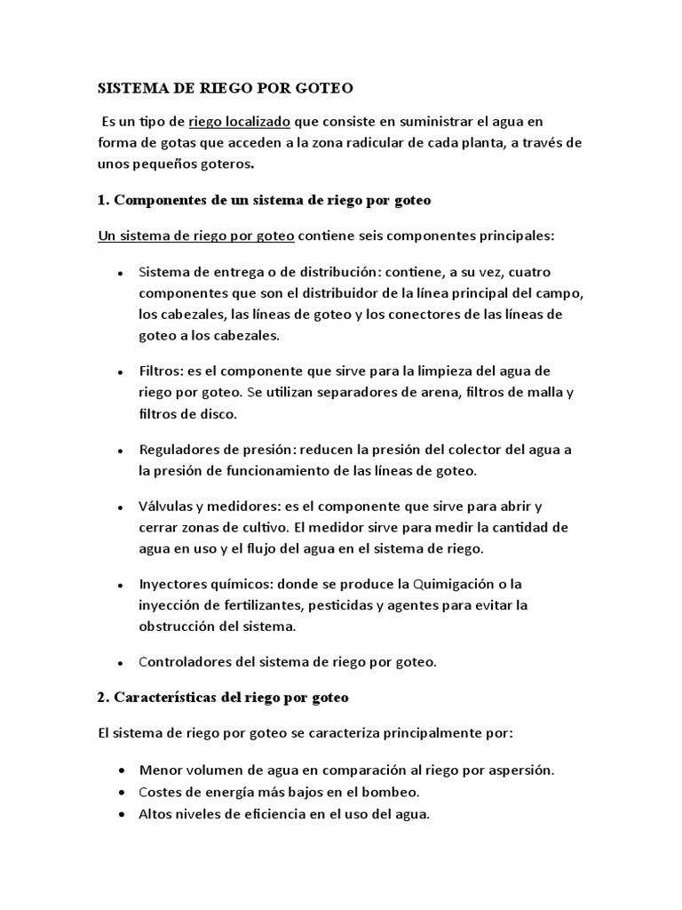 Sistemas de Riego | PDF | Riego | Agua