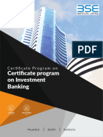 Certificate Program On Investment Banking