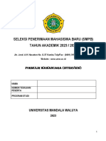Formulir Tes Wawancara SPMB Umw T.A. 2023-2024