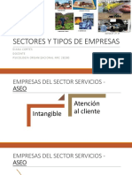 Sectores y Tipos de Empresas NRC 28280