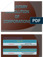 Voluntary Dissolution of Corporations