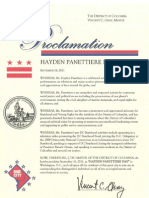Hayden re Day Proclamation