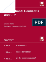 Occupational Dermatitis What