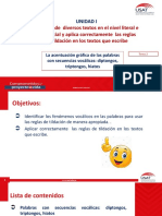 Comprende Diversos Textos en El Nivel Literal e Inferencial y Aplica Correctamente Las Reglas de Tildación en Los Textos Que Escribe