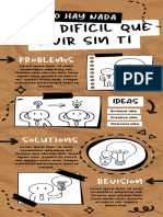 Brown and White Doodle Brainstorm Infographics