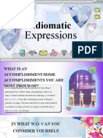 Idiomatic Expressions