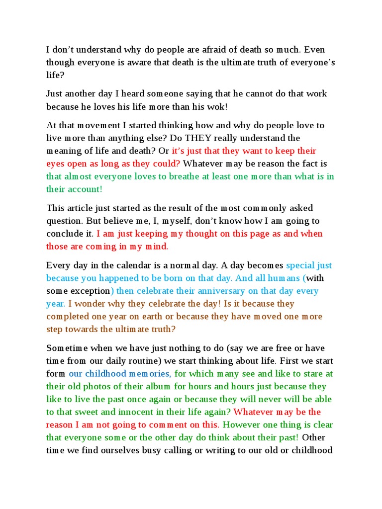 Death The Ultimate Truth Pdf Truth Death