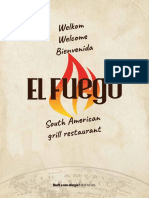 El Fuego Menukaart