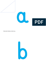 Alphabet Flashcard Letters