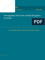 Immigration From The United Kingdom To Israel